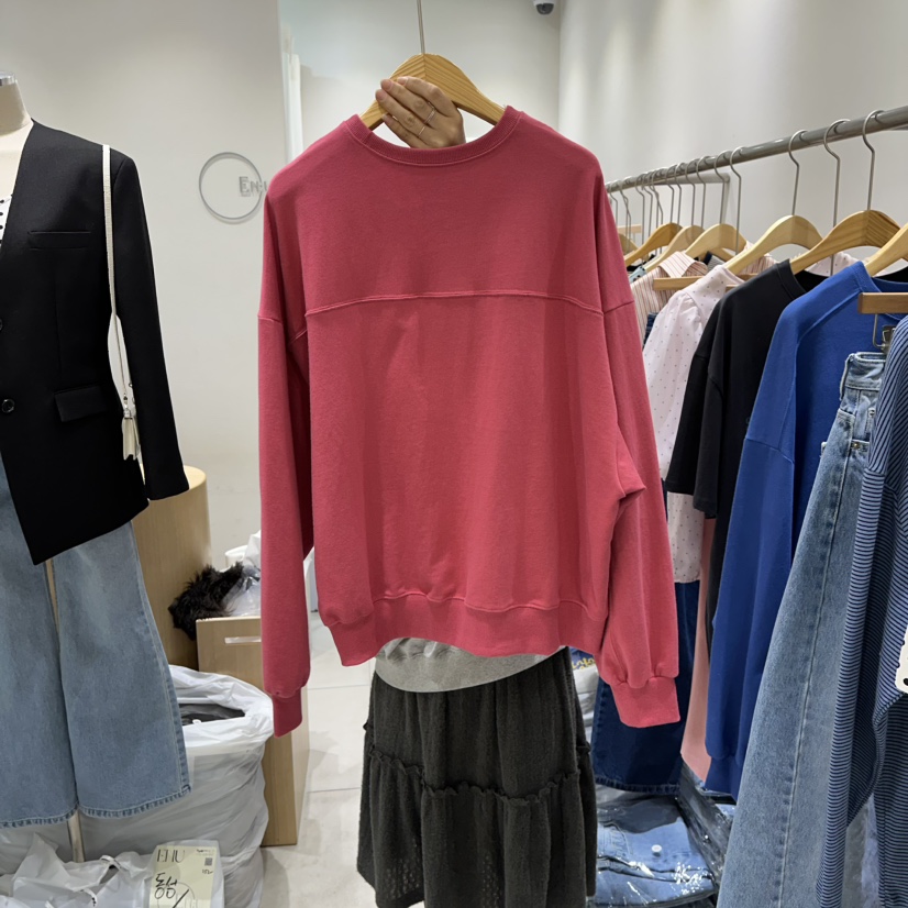 EN.U韓國代購女士新款熱賣時尚職業人氣推薦衛衣不含內搭EN.U衛衣