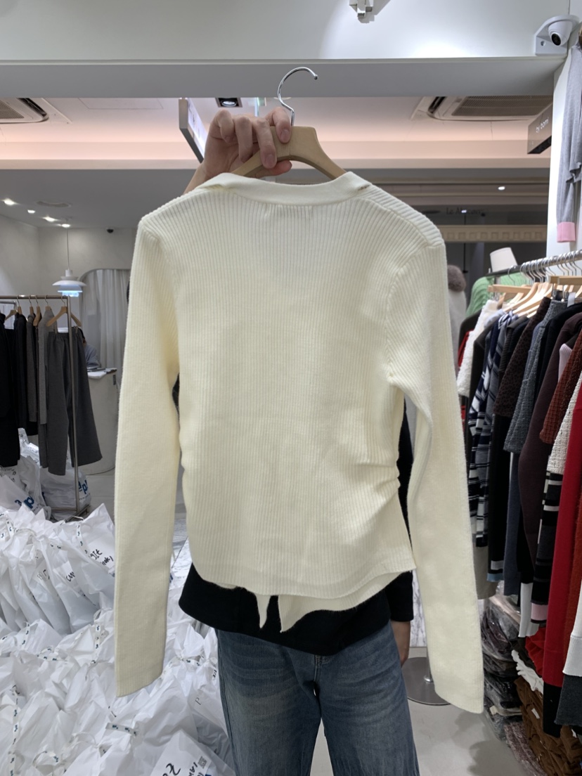 BY BOMI東大門直郵女士新品熱賣休閑時尚針織衫修身開衫BY BOMI針織衫