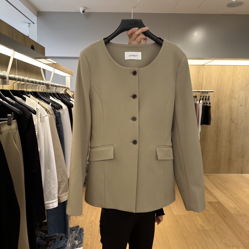 LEFANCY韓國直郵女裝新品人氣真品推薦26春夏熱賣職業夾克LEFANCY夾克圖色1