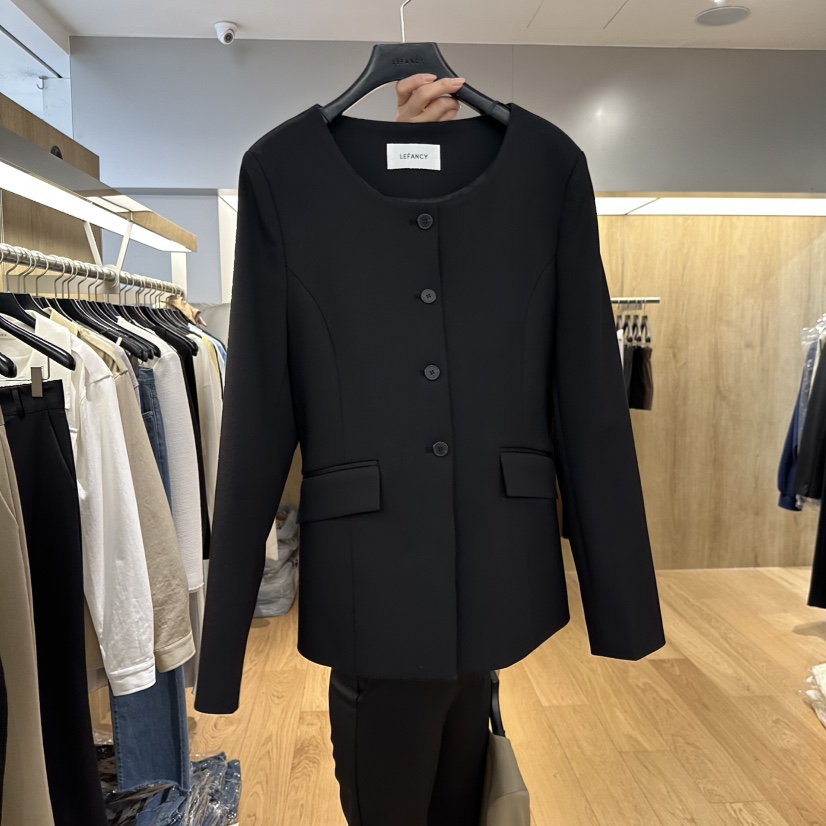 LEFANCY韓國直郵女裝新品人氣真品推薦26春夏熱賣職業夾克LEFANCY夾克圖色2