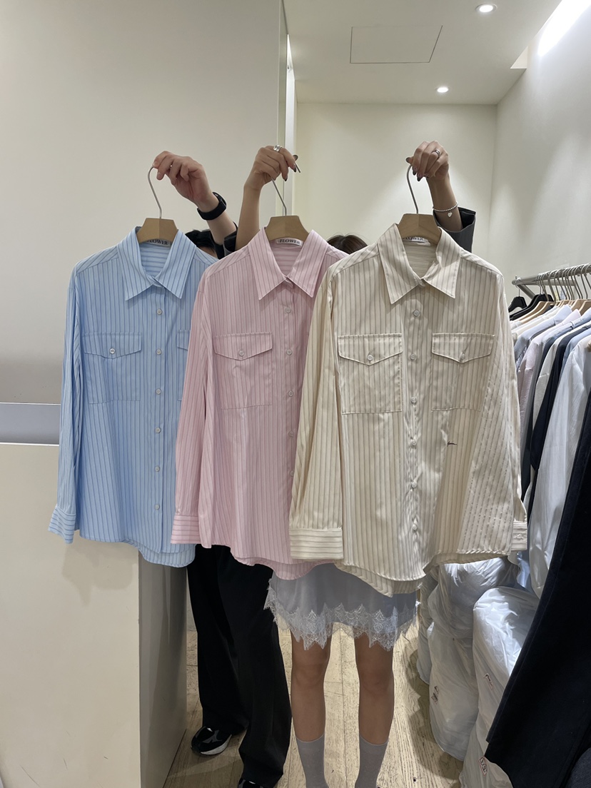 FLOWER-L東大門直郵女士新品26春夏時尚人氣熱賣襯衫蕾絲衫FLOWER-L襯衫/蕾絲衫