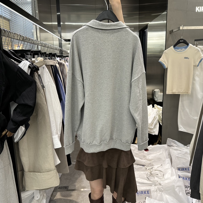 KIRKE東大門直郵女士新款休閑推薦熱賣人氣26春夏真品衛衣KIRKE衛衣