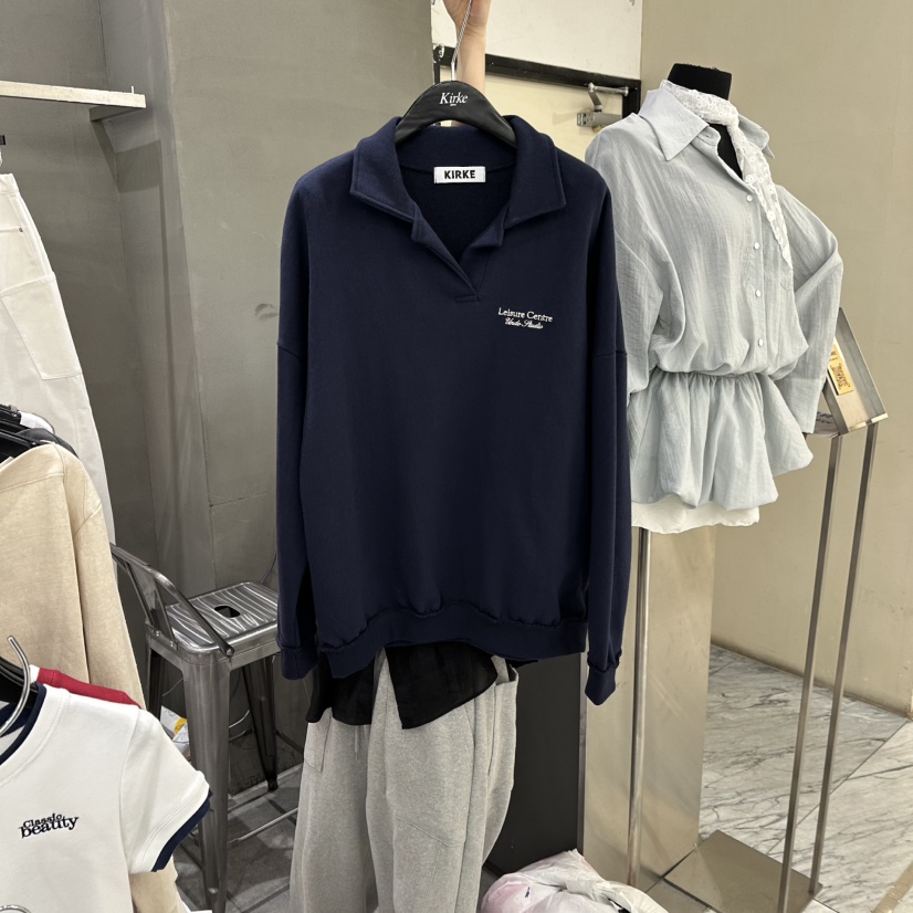 KIRKE東大門直郵女士新款休閑推薦熱賣人氣26春夏真品衛衣KIRKE衛衣圖色2