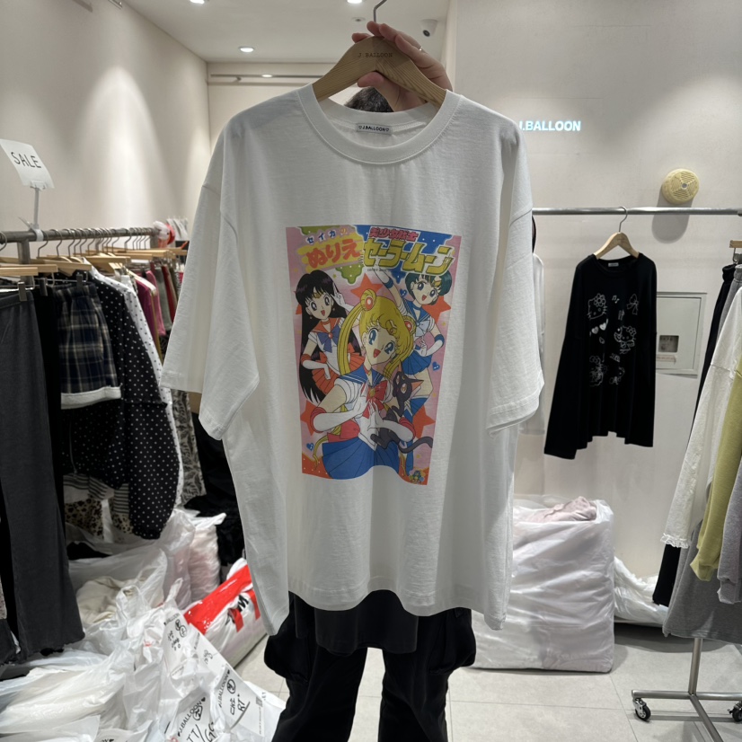 J.BALLOON東大門代購女士新款人氣真品休閑職業26春夏T恤J.BALLOONT恤圖色1