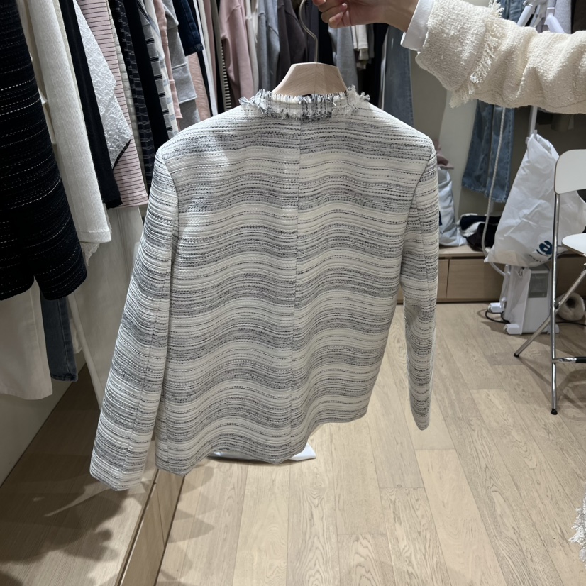 MEMOIRE東大門代購女裝新品推薦熱賣人氣真品休閑夾克花呢MEMOIRE夾克