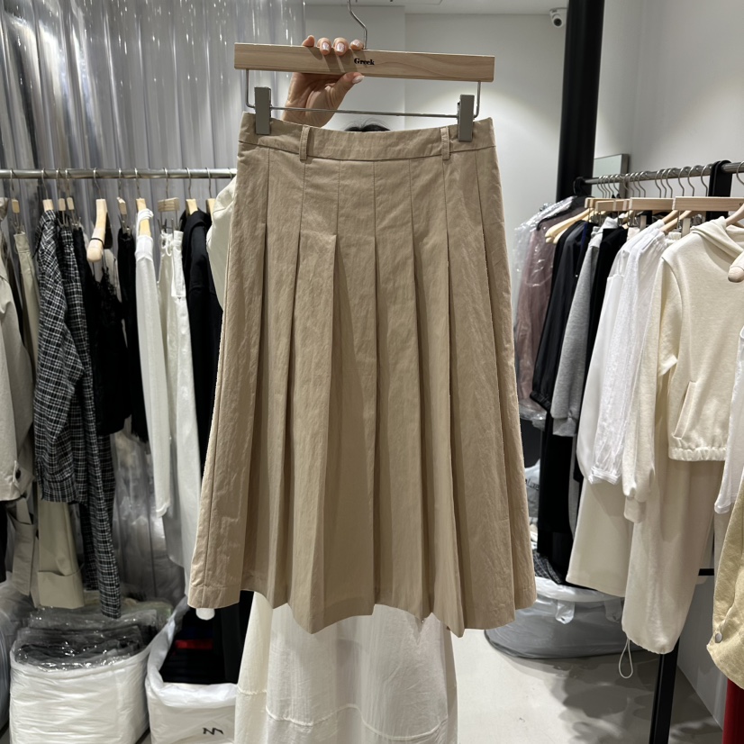 GREEK東大門實拍女士新品真品推薦職業時尚26春夏半身裙中短裙GREEK半身裙/中短裙圖色2米色