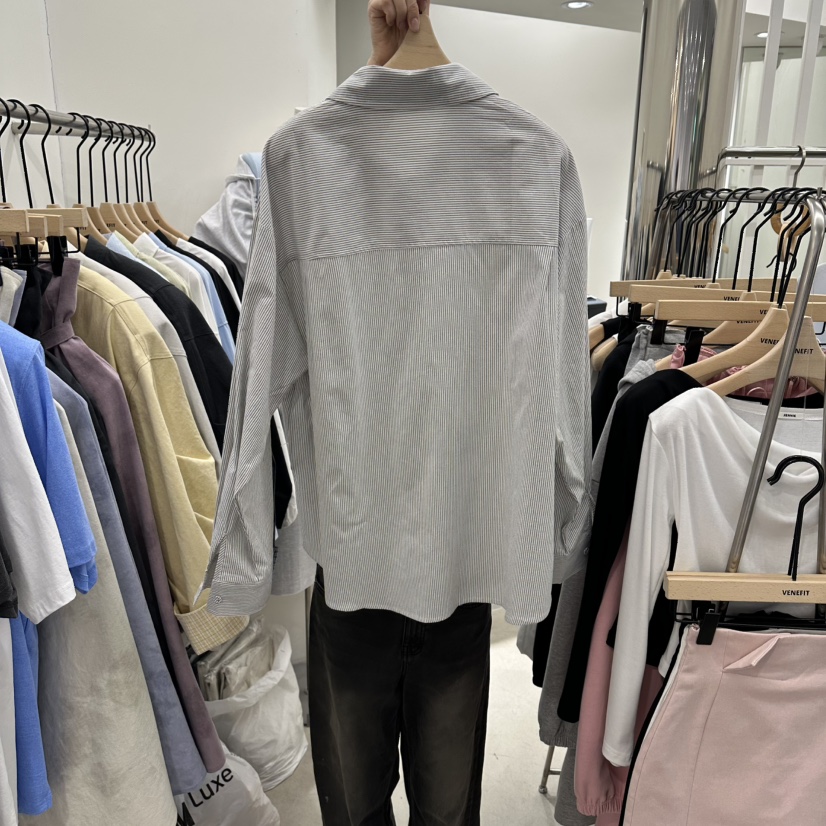 VENEFIT東大門實拍女士新品推薦26春夏熱賣襯衫蕾絲衫刺繡VENEFIT/JENNIE襯衫/蕾絲衫