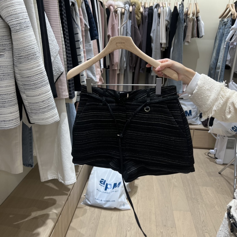 MEMOIRE東大門實拍女士新品熱賣推薦職業26春夏裙褲含腰繩MEMOIRE裙褲圖色2