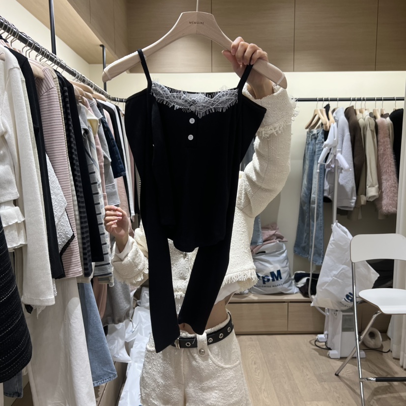 MEMOIRE韓國直郵女裝新款時尚熱賣人氣真品職業26春夏長袖T恤MEMOIRE長袖T恤圖色3