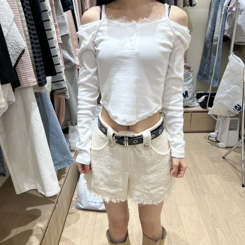 MEMOIRE韓國直郵女裝新款時尚熱賣人氣真品職業26春夏長袖T恤MEMOIRE長袖T恤圖色4