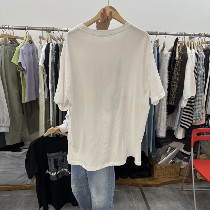 DELIGHT-L韓國代購女士新款職業26春夏真品人氣休閑時尚T恤DELIGHT-LT恤