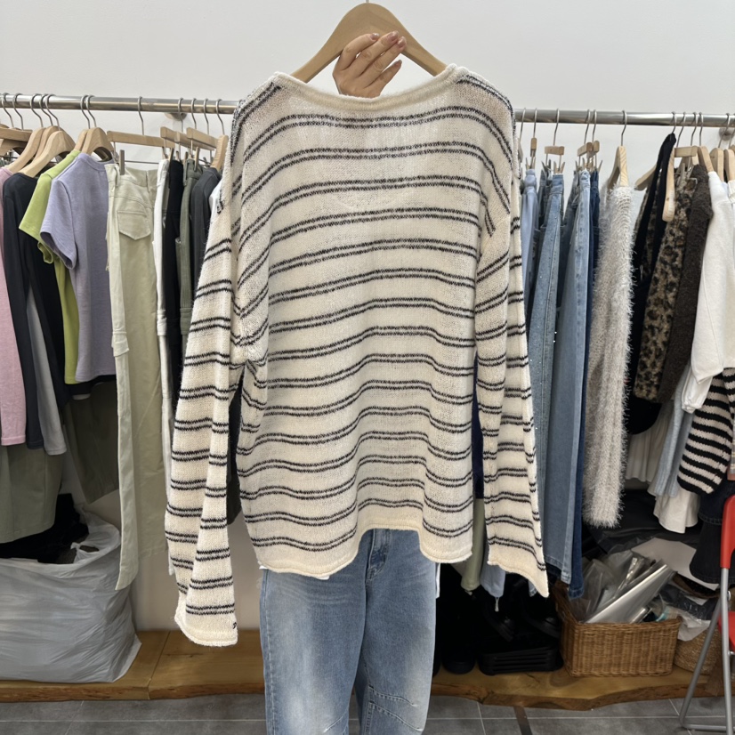 DELIGHT-L韓國代購女士新款推薦休閑熱賣26春夏針織衫刺繡DELIGHT-L針織衫