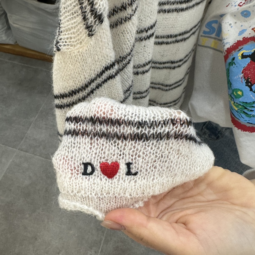 DELIGHT-L韓國代購女士新款推薦休閑熱賣26春夏針織衫刺繡DELIGHT-L針織衫