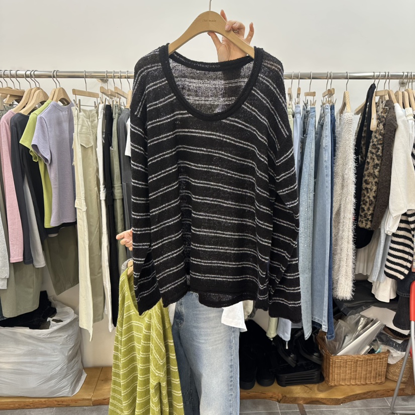 DELIGHT-L韓國代購女士新款推薦休閑熱賣26春夏針織衫刺繡DELIGHT-L針織衫圖色4