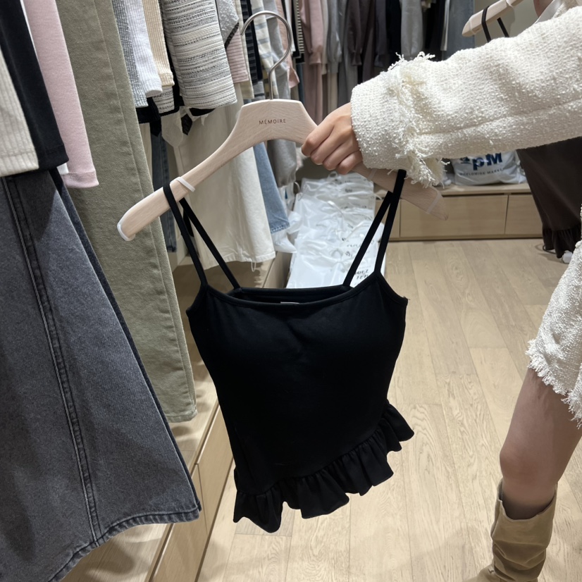 MEMOIRE韓國代購女士新款休閑26春夏熱賣推薦職業吊帶背心MEMOIRE吊帶/背心圖色4