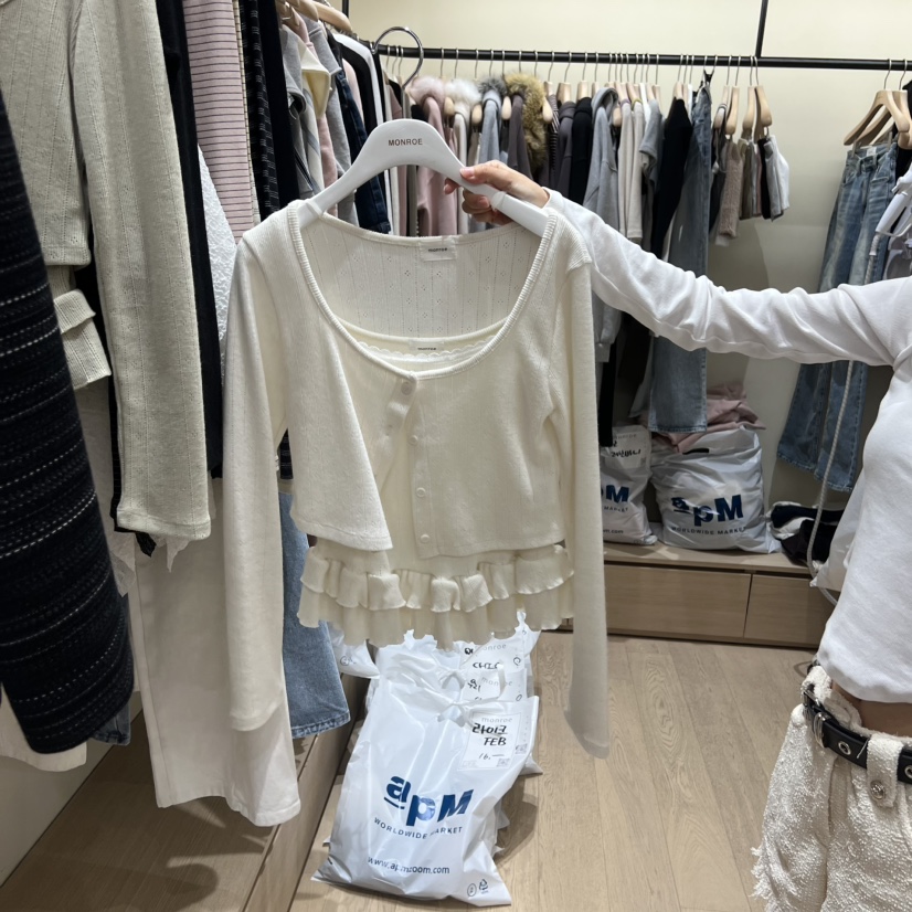 MEMOIRE韓國代購女士新款真品熱賣人氣休閑職業時尚26春夏套裝MEMOIRE套裝圖色1