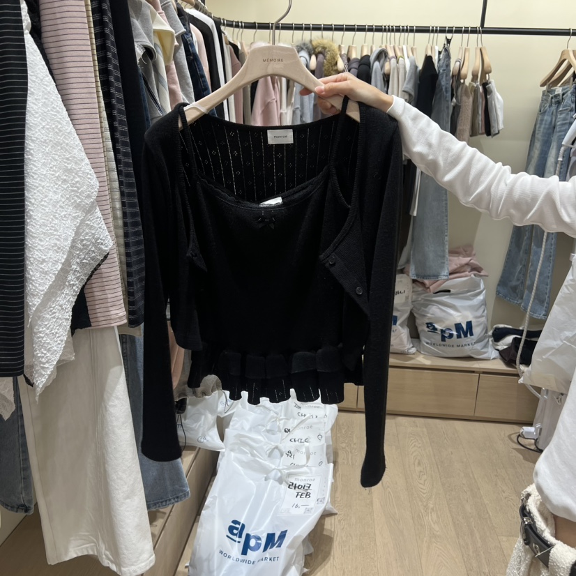 MEMOIRE韓國代購女士新款真品熱賣人氣休閑職業時尚26春夏套裝MEMOIRE套裝圖色3