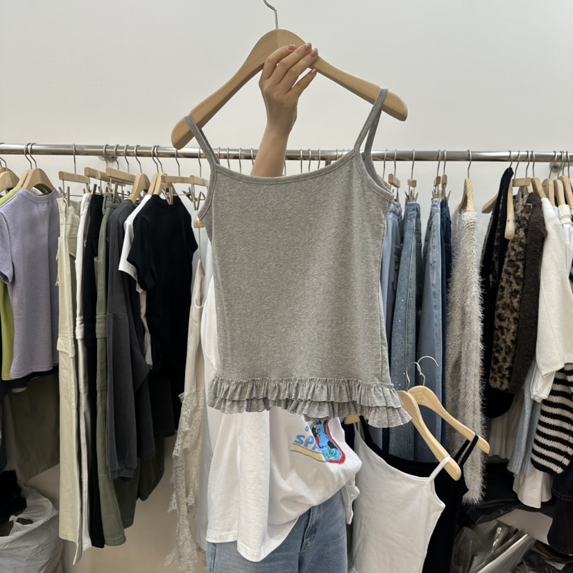 DELIGHT-L韓國代購女士新品人氣熱賣26春夏真品吊帶背心DELIGHT-L吊帶/背心