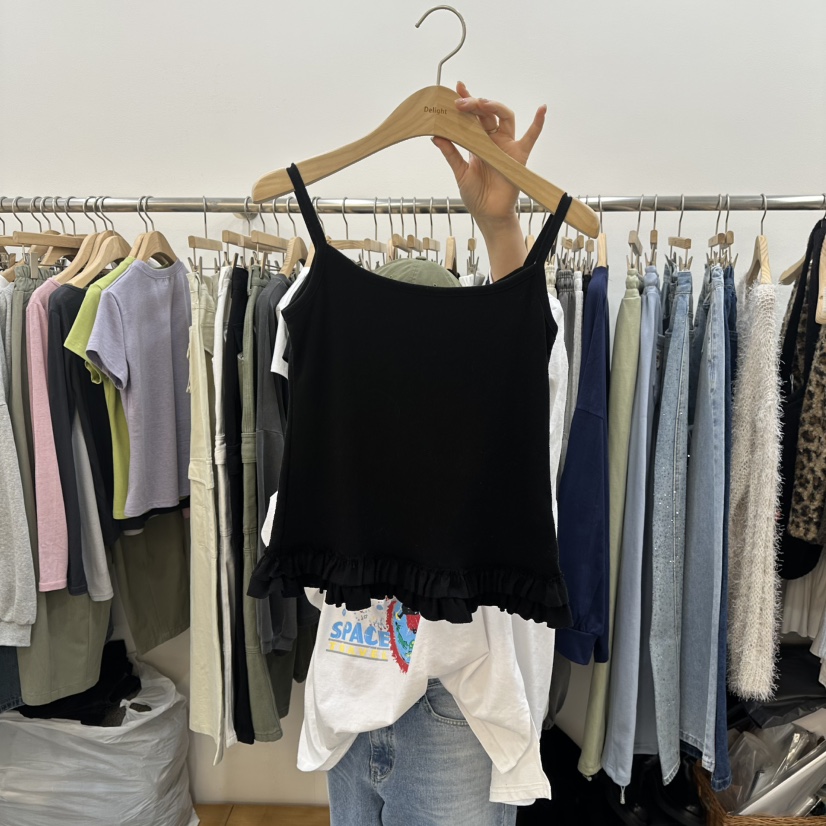 DELIGHT-L韓國代購女士新品人氣熱賣26春夏真品吊帶背心DELIGHT-L吊帶/背心圖色2