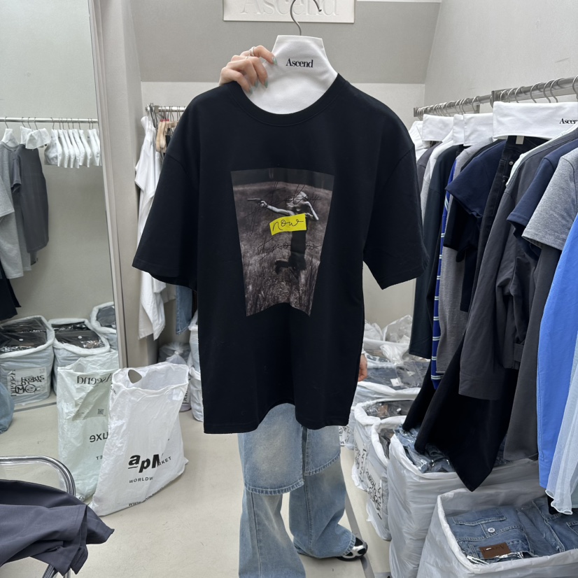 ASCEND東大門代購女士新品人氣休閑真品職業推薦時尚26春夏T恤ASCENDT恤圖色1