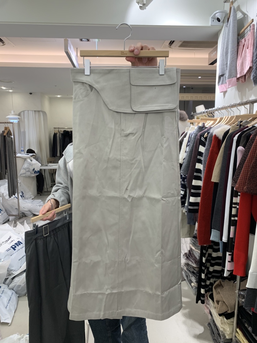 BY BOMI東大門直郵女士新款熱賣真品26春夏推薦長裙口袋BY BOMI長裙圖色3