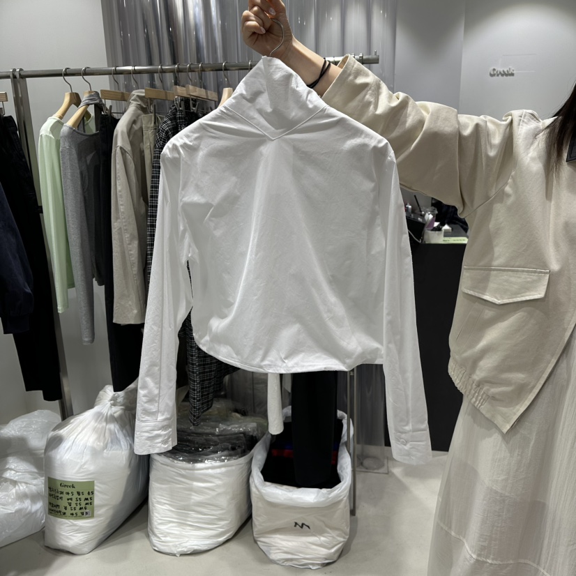 GREEK東大門實拍女士新款職業推薦人氣真品26春夏襯衫蕾絲衫GREEK襯衫/蕾絲衫