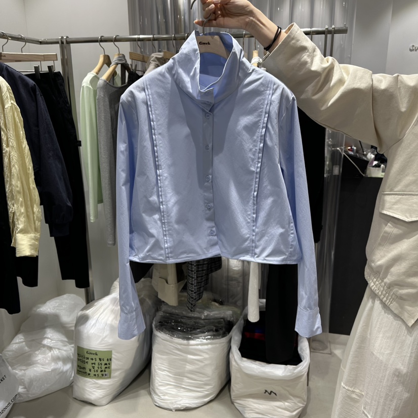 GREEK東大門實拍女士新款職業推薦人氣真品26春夏襯衫蕾絲衫GREEK襯衫/蕾絲衫圖色1