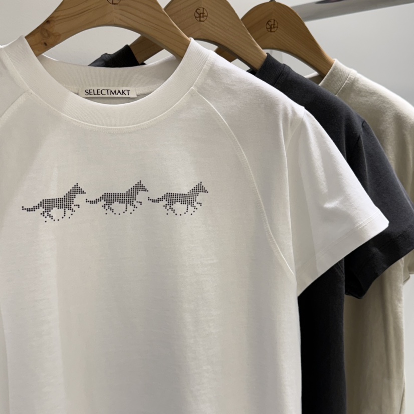 SELECT MARKET韓國代購女裝新款26春夏休閑熱賣推薦真品T恤SELECT MARKETT恤