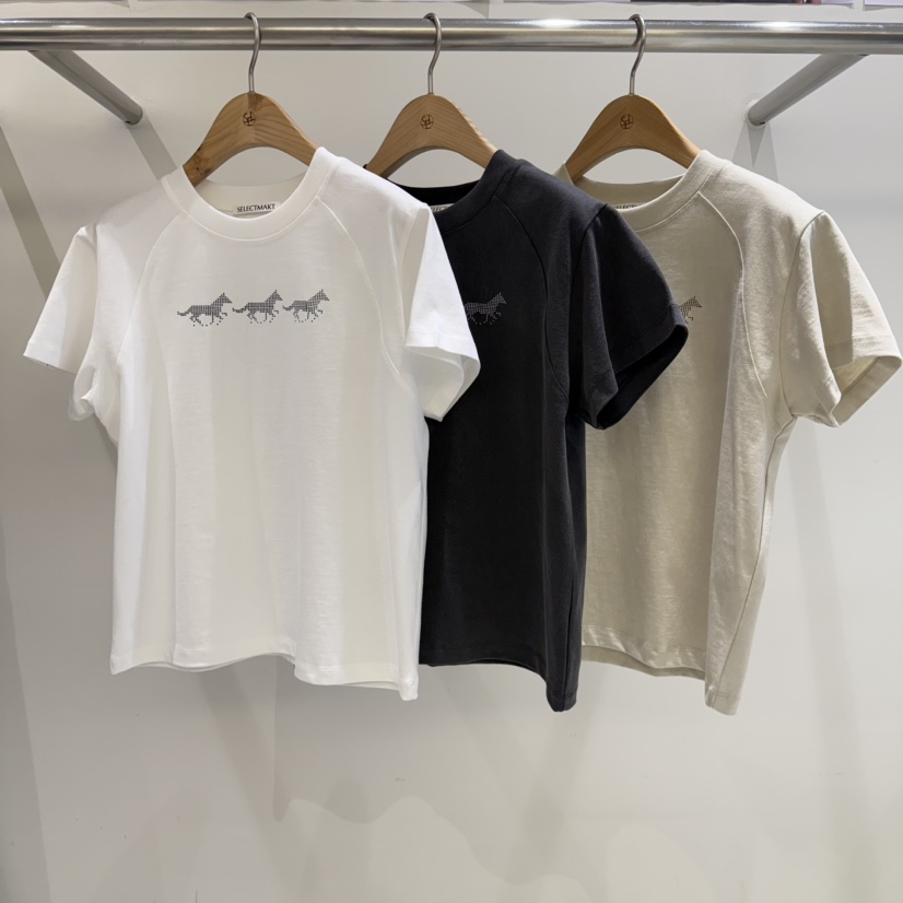 SELECT MARKET韓國代購女裝新款26春夏休閑熱賣推薦真品T恤SELECT MARKETT恤