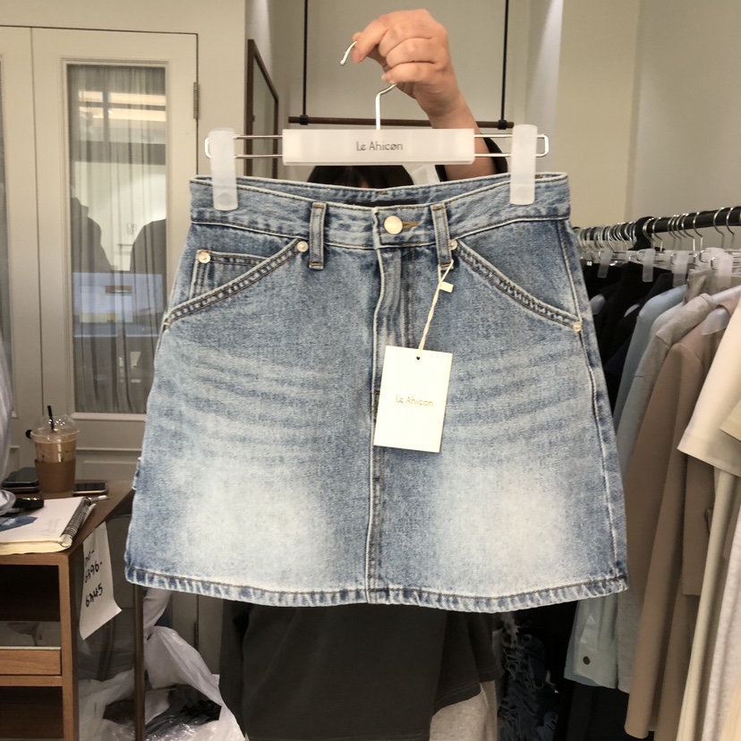 LE AHICON東大門代購女裝新品職業真品推薦26春夏休閑短裙Le Ahicon短裙圖色1