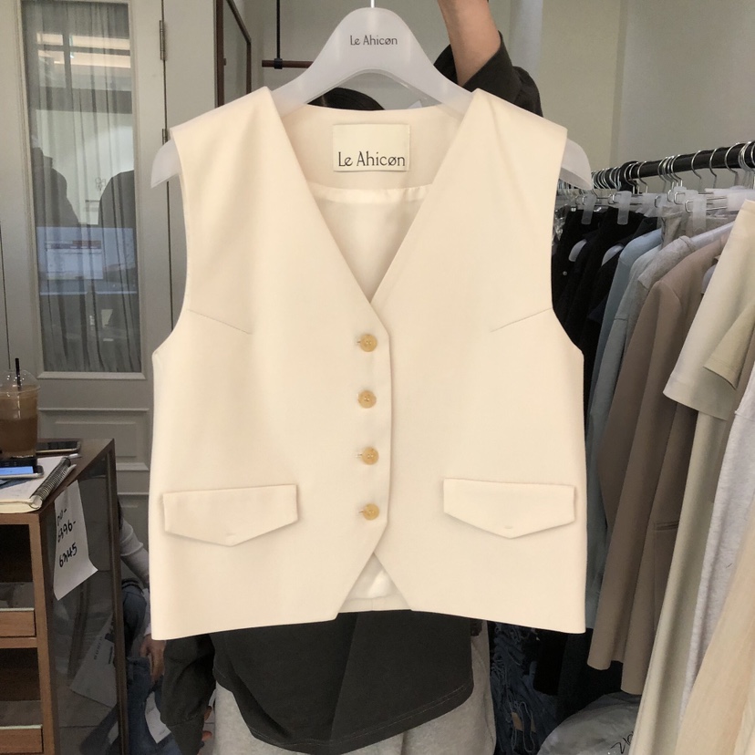 LE AHICON東大門直郵女裝新款休閑26春夏真品時尚推薦馬甲Le Ahicon馬甲圖色2