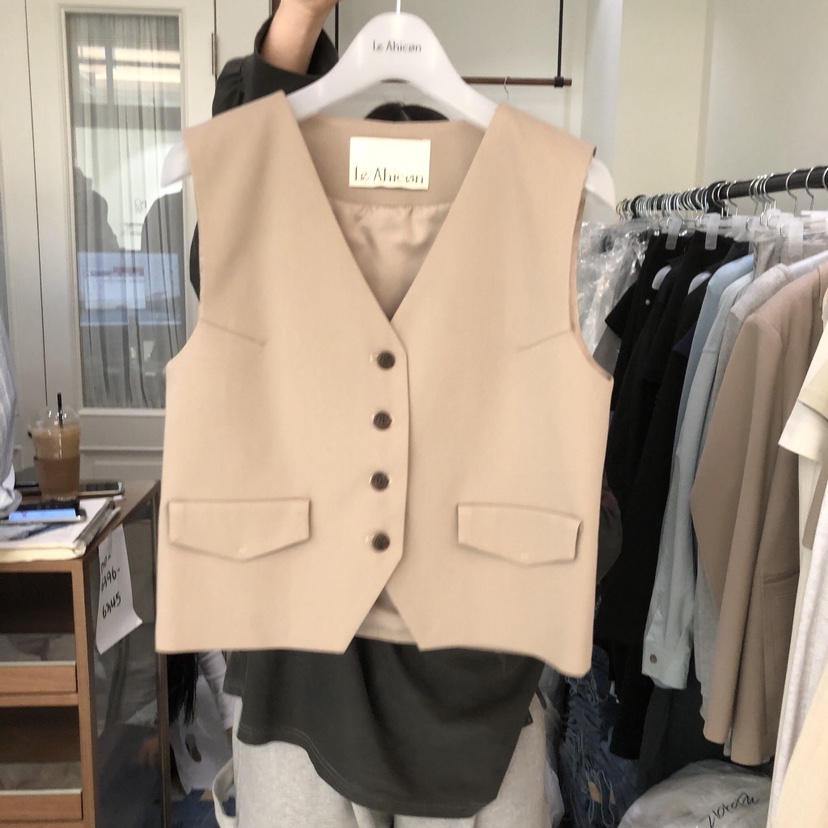 LE AHICON東大門直郵女裝新款休閑26春夏真品時尚推薦馬甲Le Ahicon馬甲圖色3