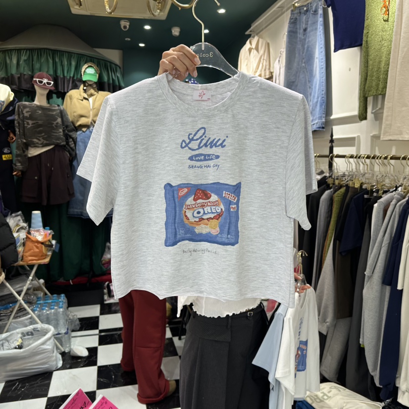 3COLOR韓國代購女士新品職業T恤Three colorT恤圖色3