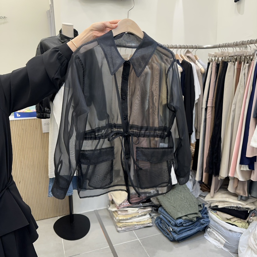 THE LOW韓國直郵女裝新款熱賣休閑人氣26春夏襯衫蕾絲衫THE LOW襯衫/蕾絲衫圖色4