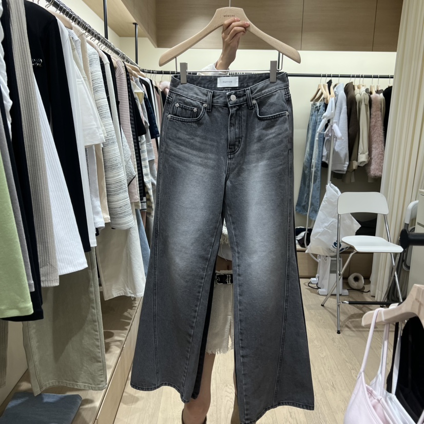 MEMOIRE東大門直郵女裝新品人氣時尚推薦26春夏熱賣牛仔褲MEMOIRE牛仔褲圖色1