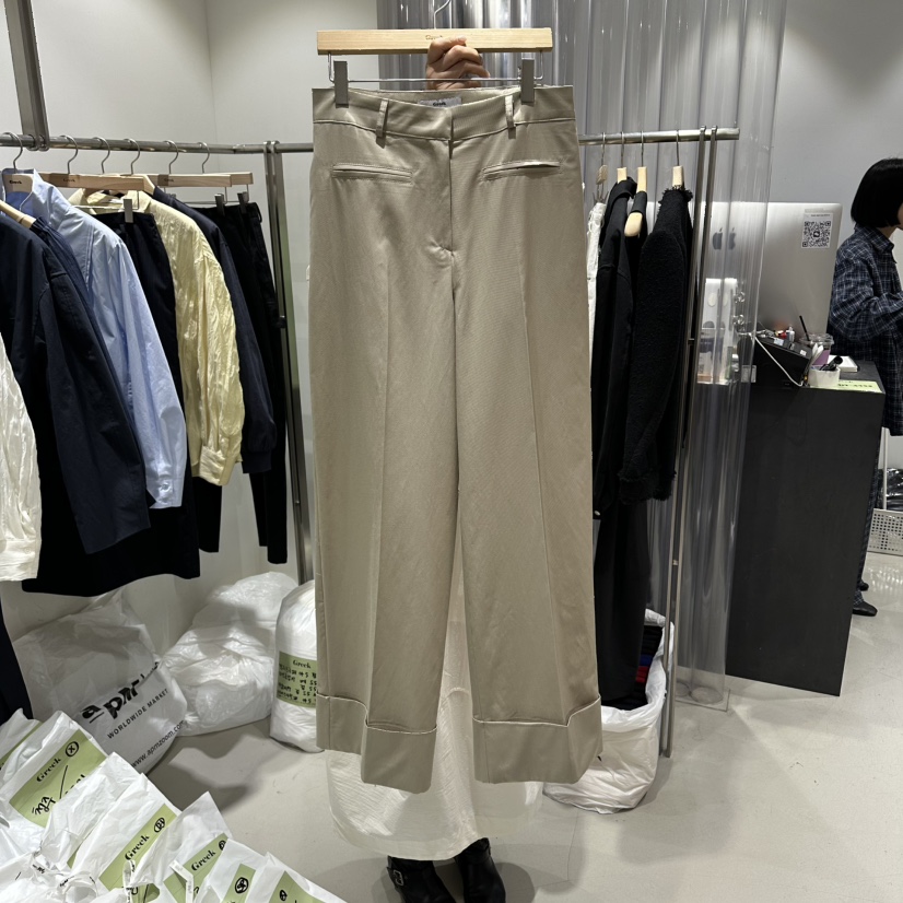 GREEK東大門代購女士新款真品休閑職業26春夏時尚熱賣休閑褲GREEK休閑褲圖色1