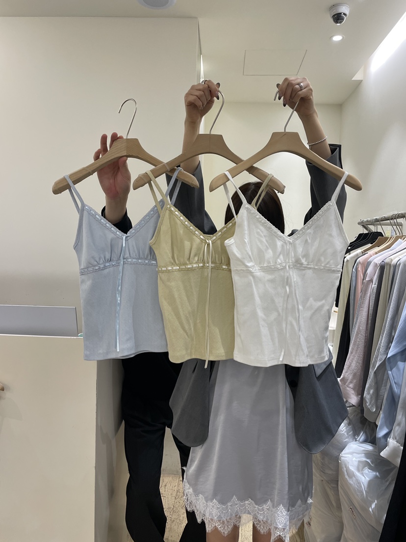 FLOWER-L東大門代購女士新品職業26春夏推薦休閑吊帶背心FLOWER-L吊帶/背心