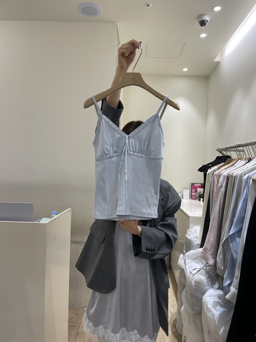 FLOWER-L東大門代購女士新品職業26春夏推薦休閑吊帶背心FLOWER-L吊帶/背心圖色3