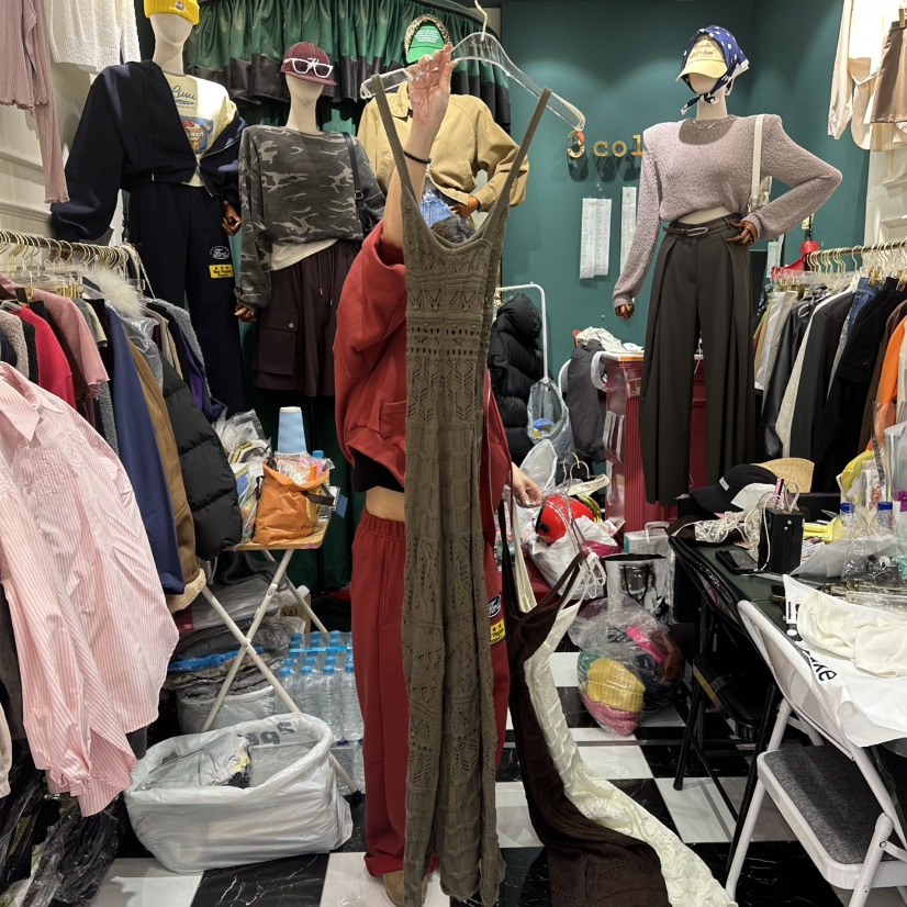 3COLOR韓國代購女士新款26春夏連衣裙Three color連衣裙