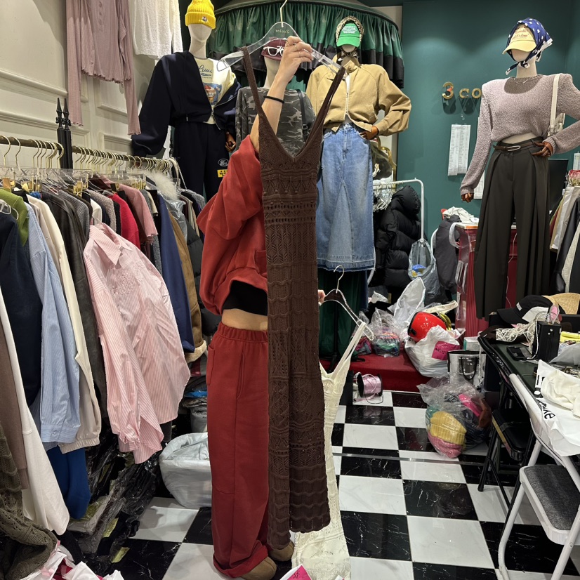 3COLOR韓國代購女士新款26春夏連衣裙Three color連衣裙圖色2