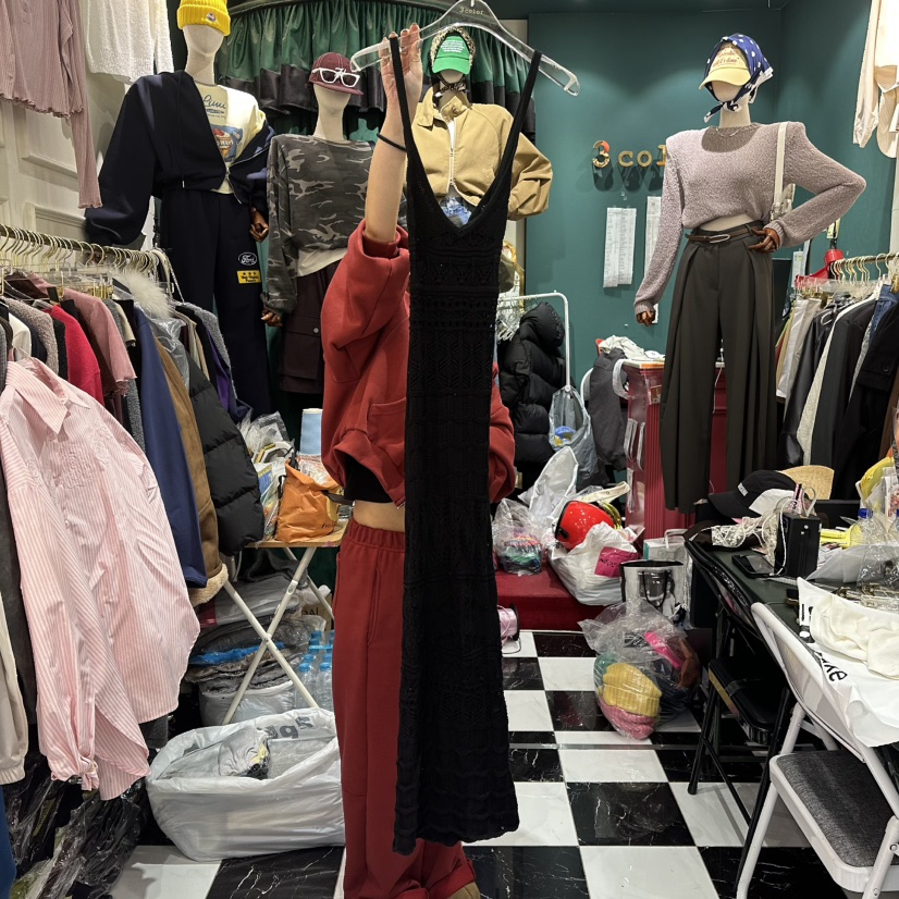 3COLOR韓國代購女士新款26春夏連衣裙Three color連衣裙圖色3