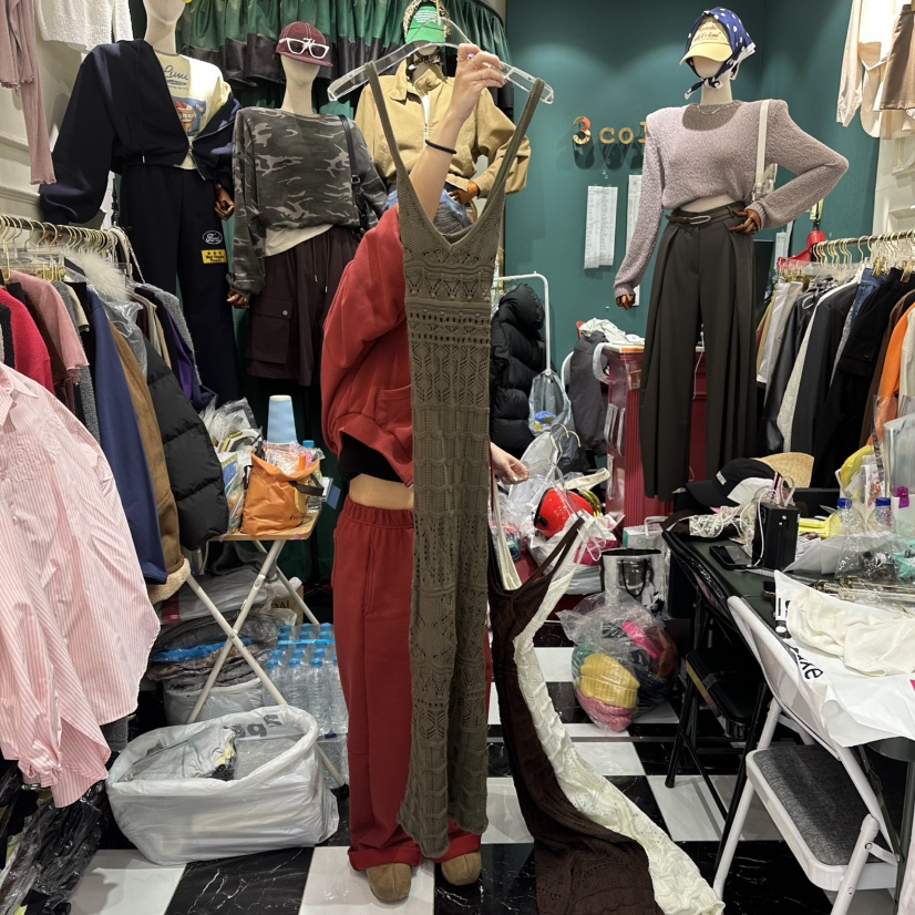 3COLOR韓國代購女士新款26春夏連衣裙Three color連衣裙圖色4