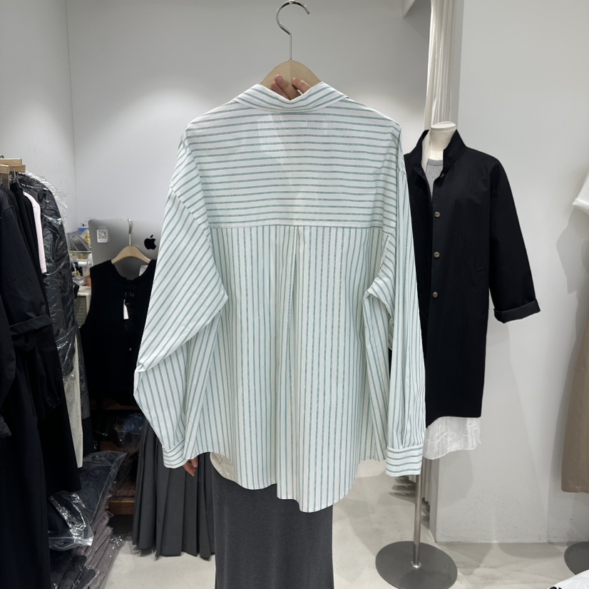 IRVINE韓國代購女士新款休閑人氣推薦26春夏時尚襯衫蕾絲衫IRVINE襯衫/蕾絲衫