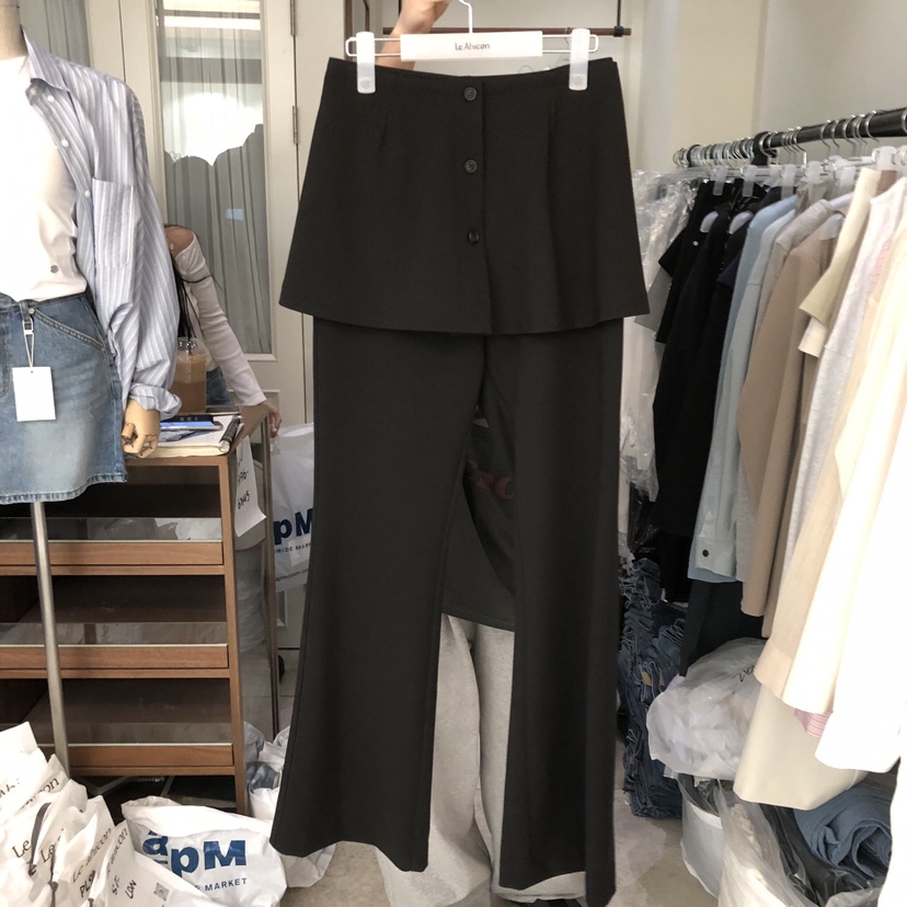 LE AHICON韓國直郵女士新品休閑職業真品熱賣推薦人氣裙褲Le Ahicon裙褲圖色1