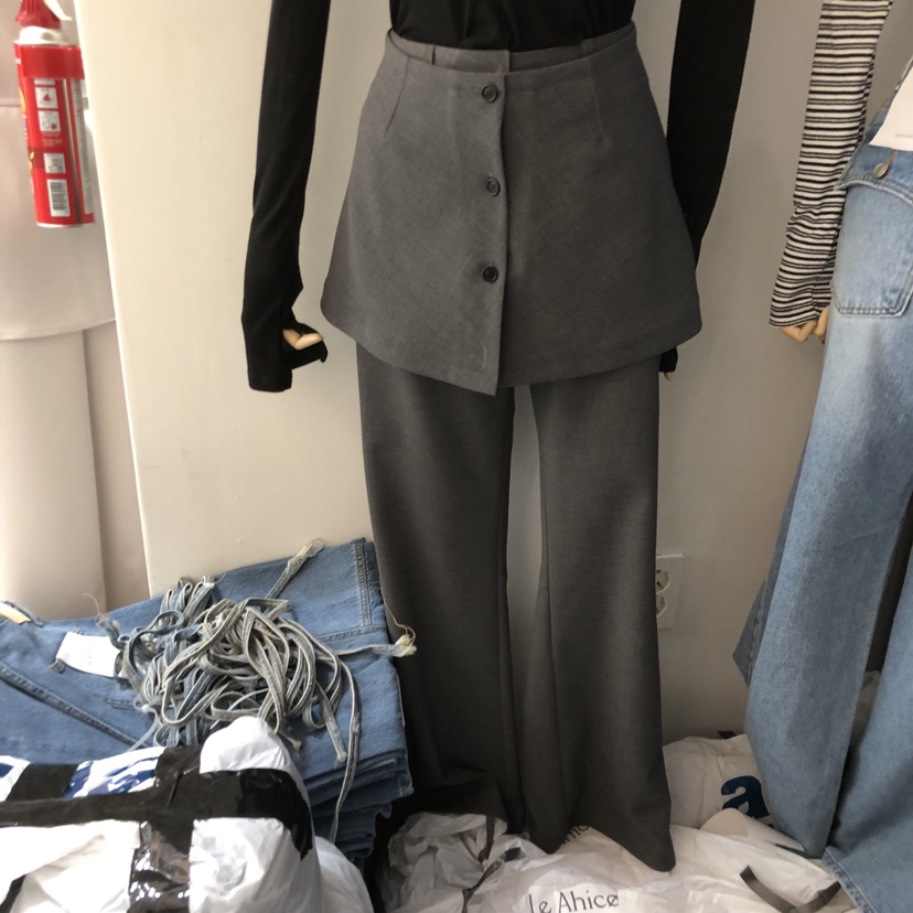 LE AHICON韓國直郵女士新品休閑職業真品熱賣推薦人氣裙褲Le Ahicon裙褲圖色2