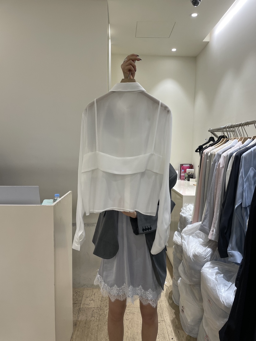 FLOWER-L東大門代購女裝新品人氣休閑職業襯衫蕾絲衫假兩件FLOWER-L襯衫/蕾絲衫