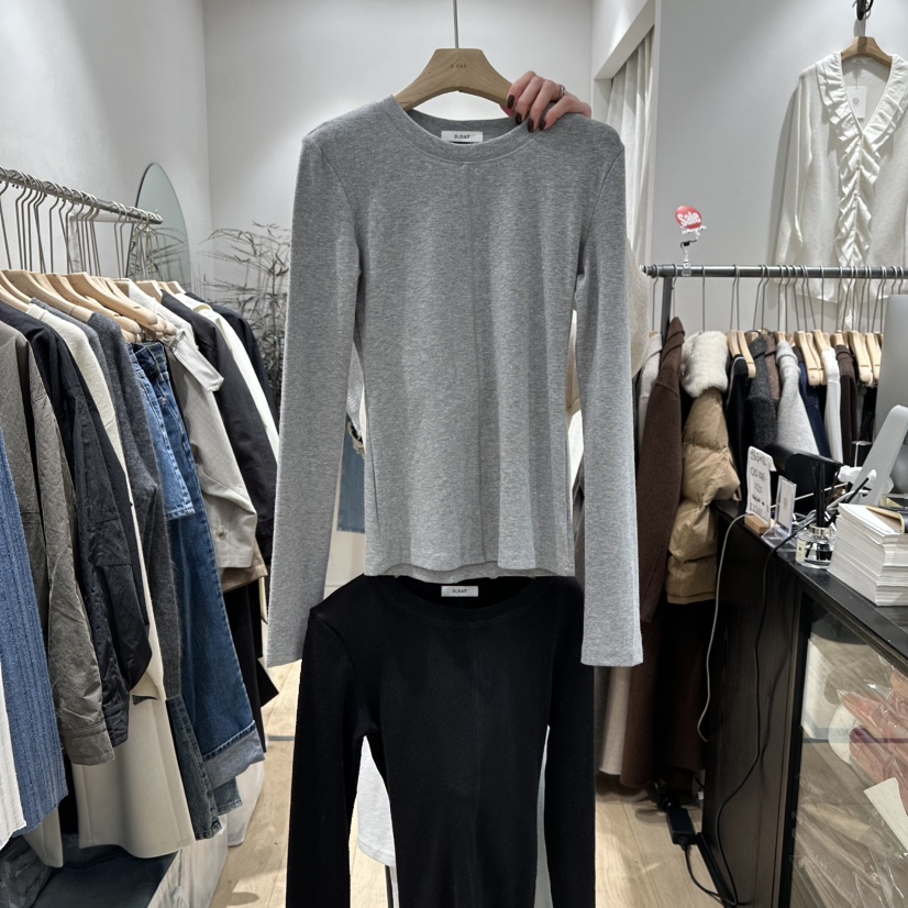 DDAY韓國直郵女士新品真品26春夏時尚休閑推薦熱賣長袖T恤DDAY長袖T恤圖色3