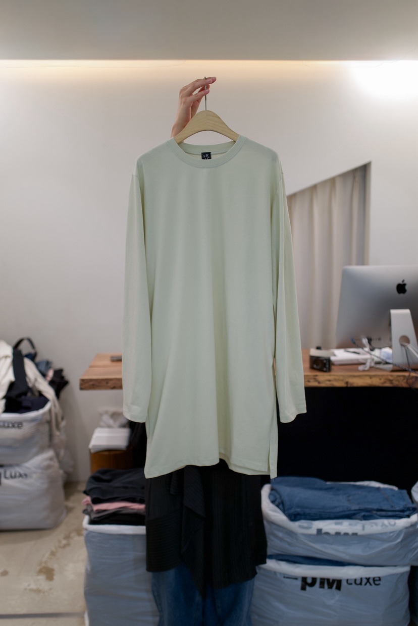 FRIC東大門直郵女裝新品人氣26春夏真品休閑時尚職業長袖T恤FRIC長袖T恤圖色2