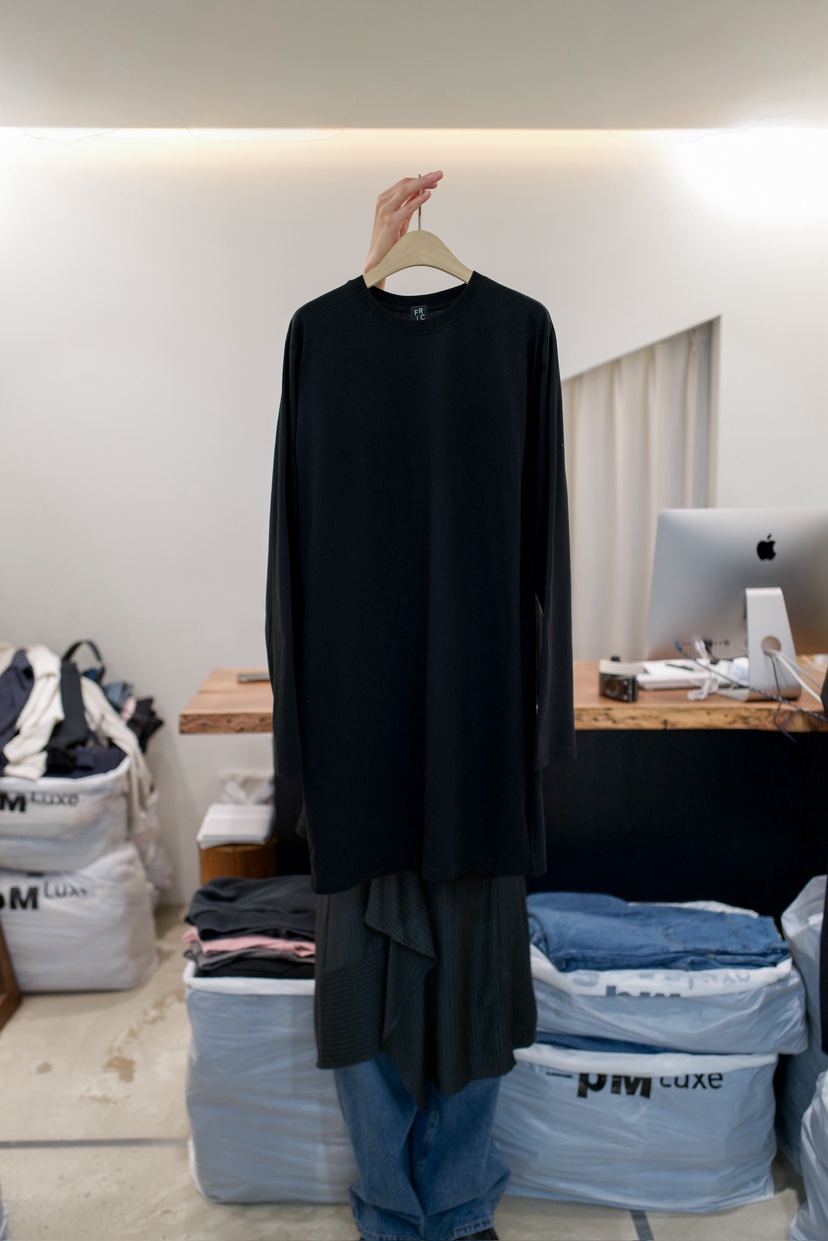 FRIC東大門直郵女裝新品人氣26春夏真品休閑時尚職業長袖T恤FRIC長袖T恤圖色4