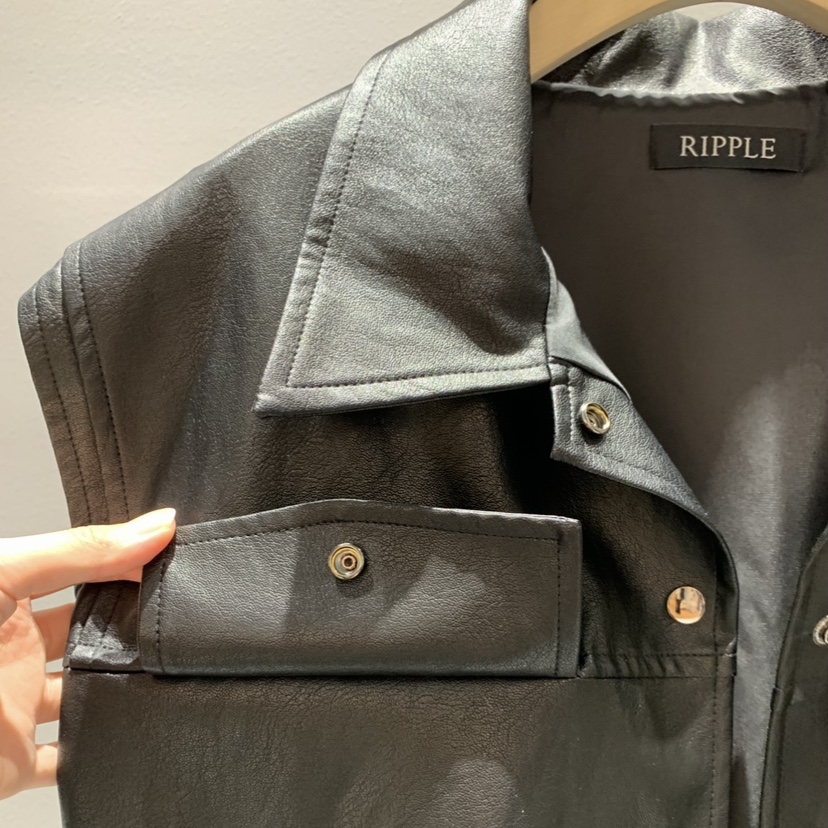 RIPPLE-P韓國直郵女士新品時尚熱賣職業真品休閑推薦馬甲RIPPLE-P馬甲